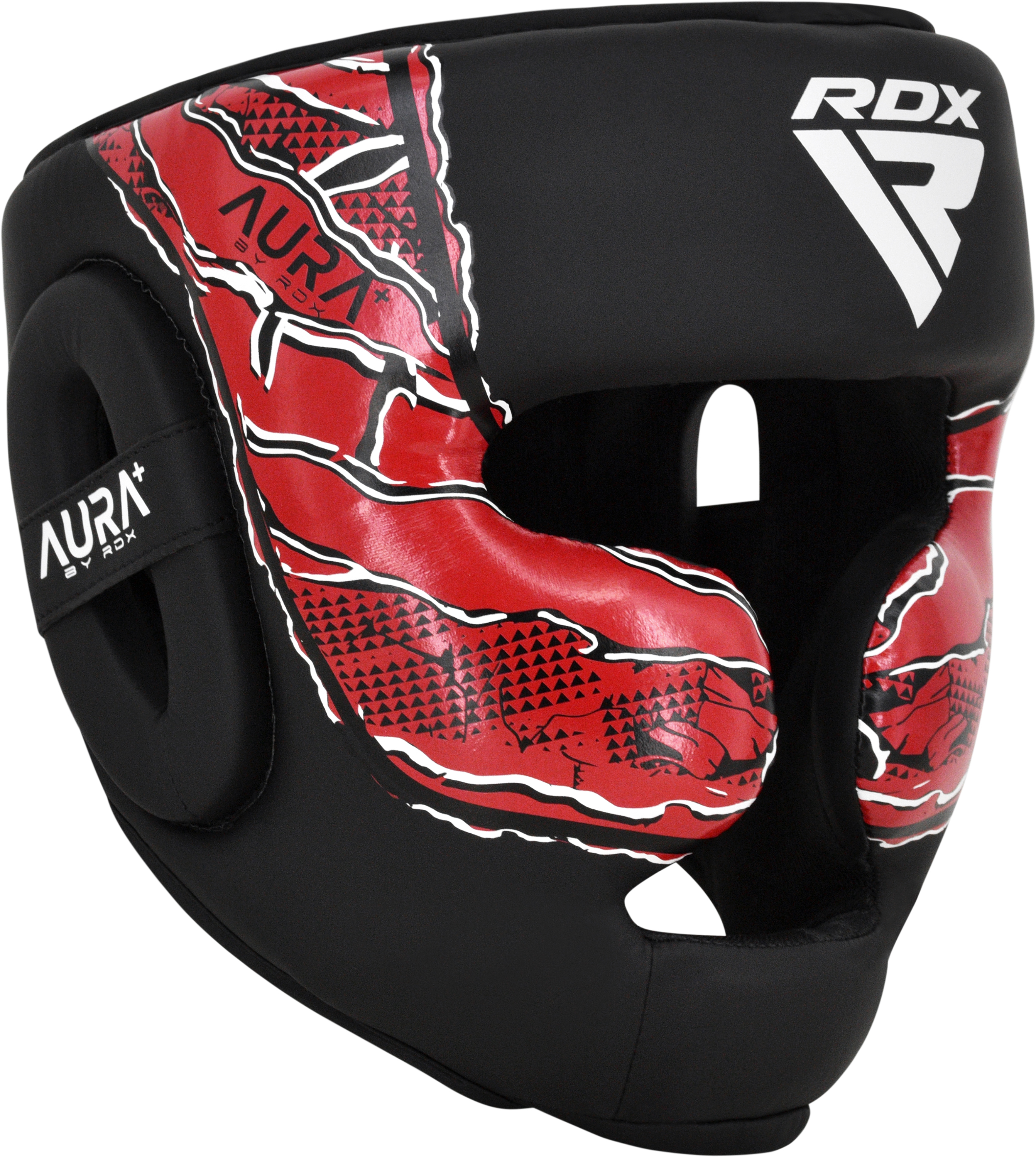 Boxerska prilba - RDX - Aura Plus F17 - červená