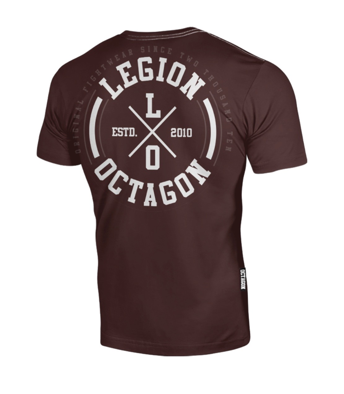 Tričko - Octagon - LO - burgund