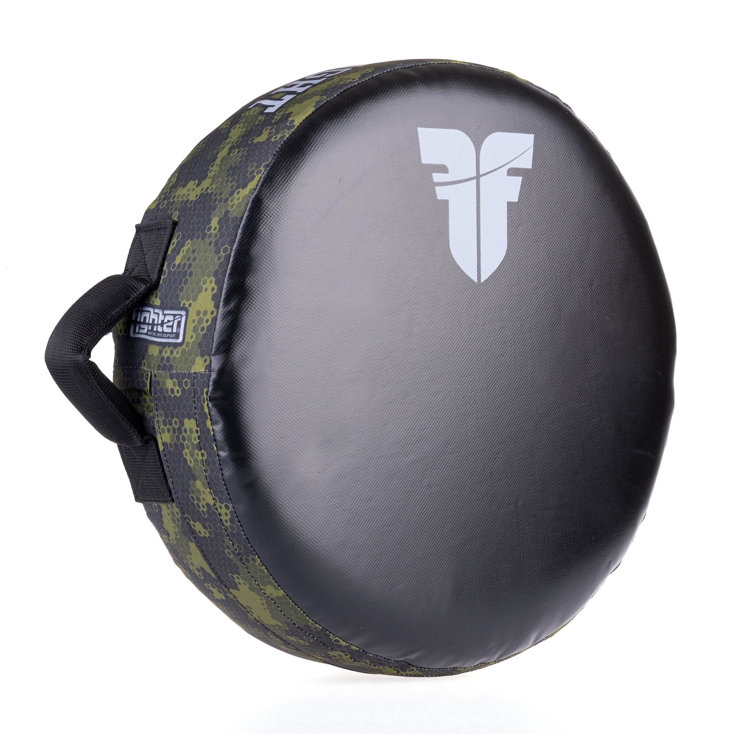 Lapa - Fighter - Round Shield - čierna/camo green