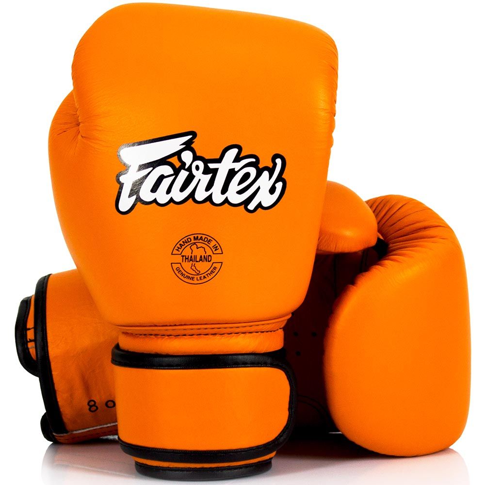 Boxerské rukavice - FAIRTEX - BGV16 - Real Leather - Orange
