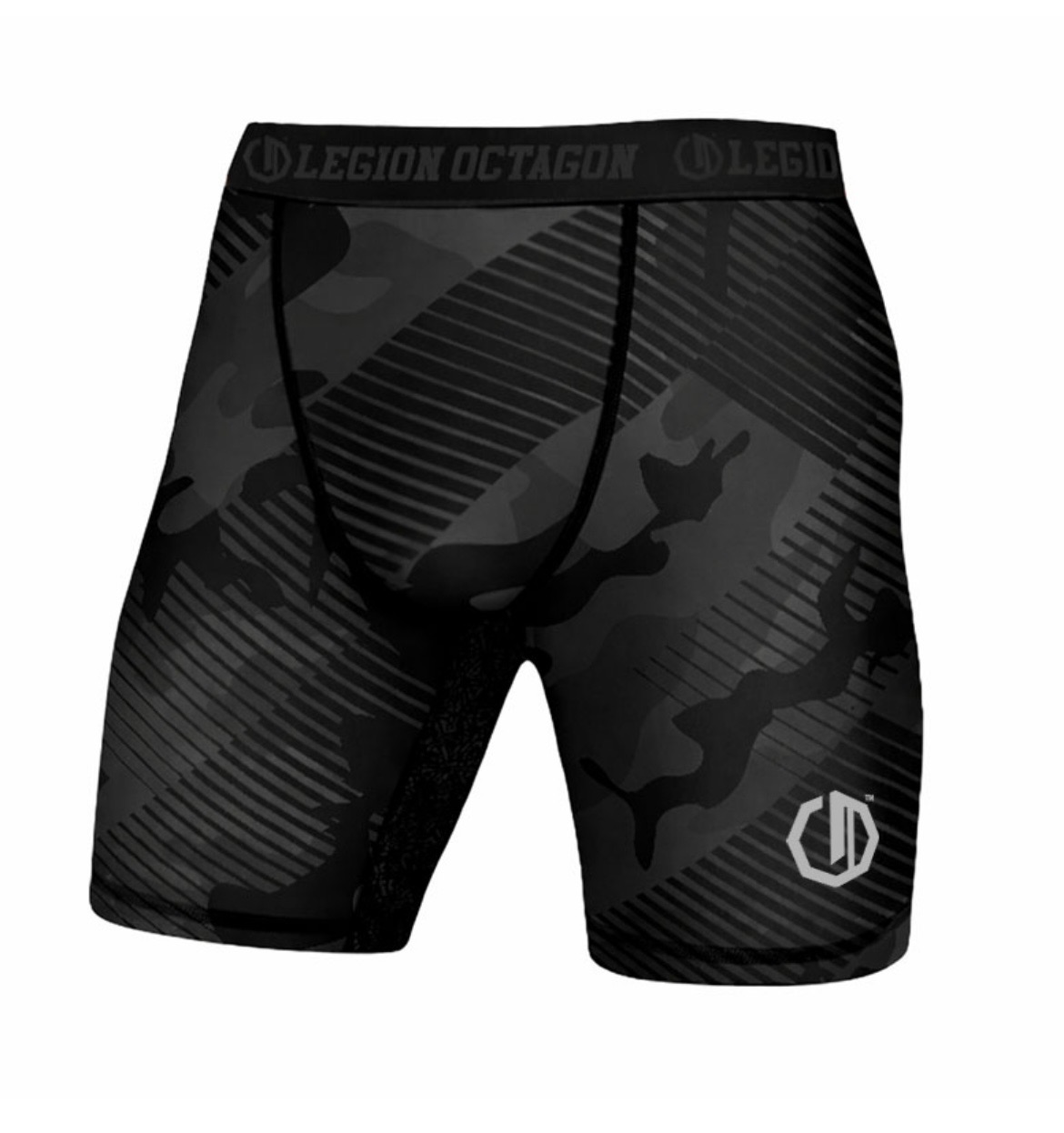 Kompresné trenky - Octagon - Black Line Camo