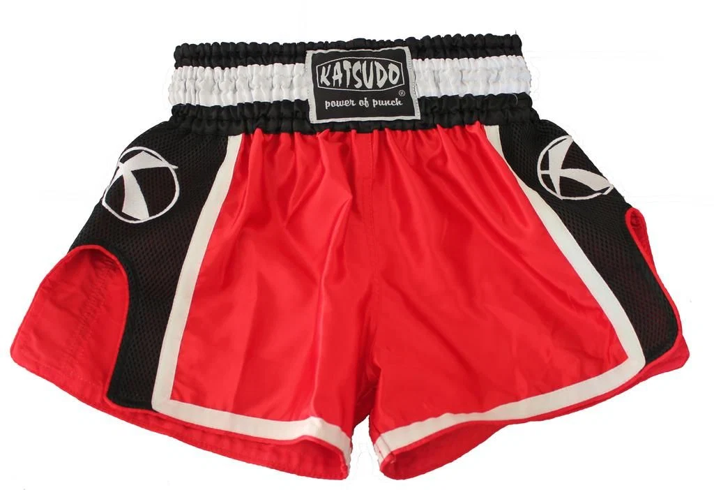 Muay Thai trenky - Katsudo - červené