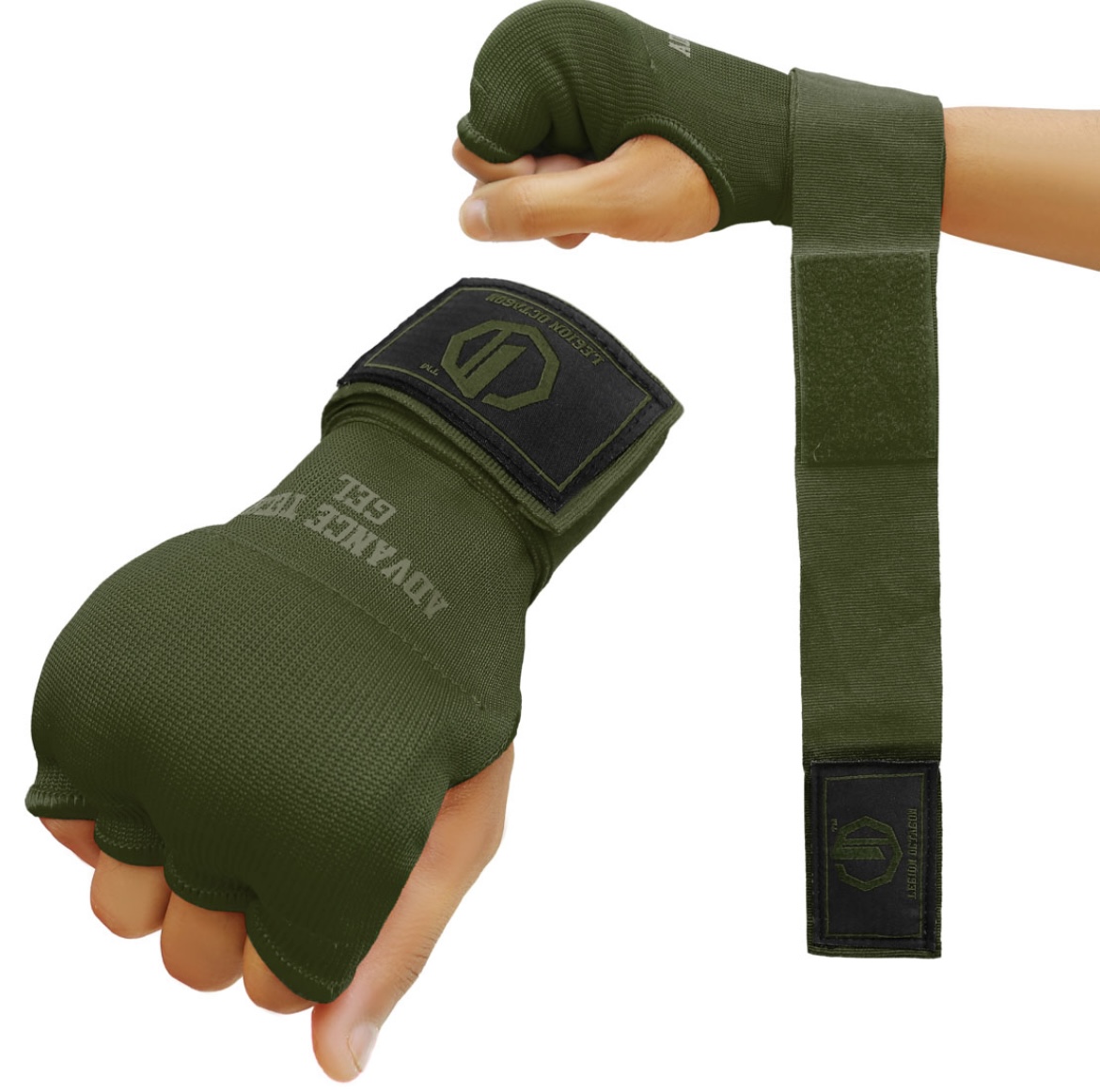 Bandáže - Octagon - gélové bandáže - khaki