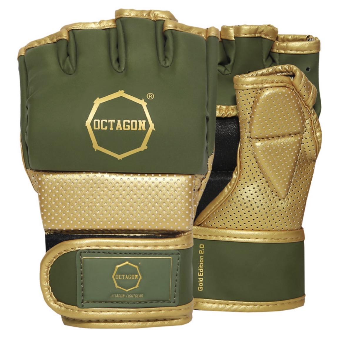 MMA Rukavice - Octagon - Gold Edition 2.0 - khaki